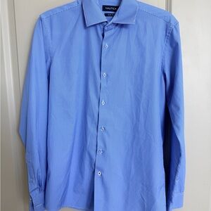 Nautica Men's Light Blue Dress Shirt